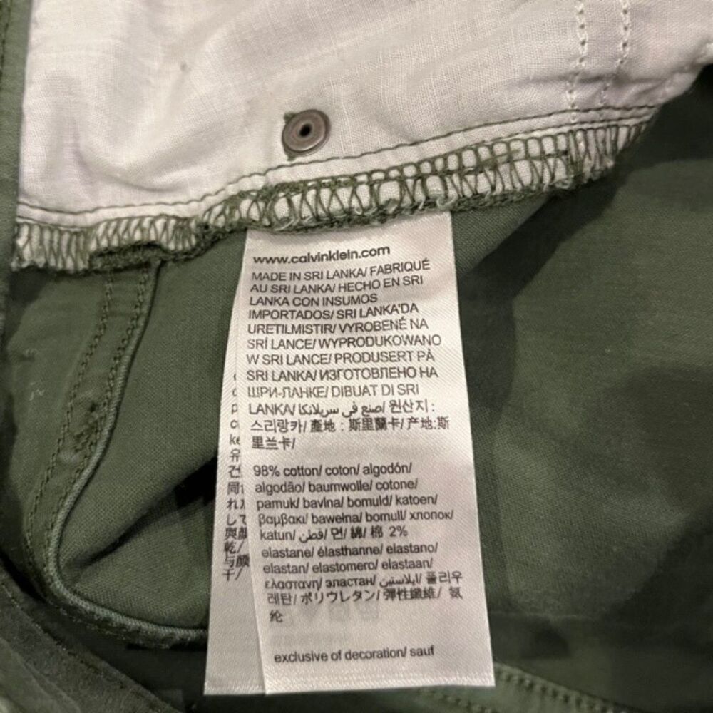 Calvin Klein Women's Green Skinny Jeans‎ - Picture 4 of 8